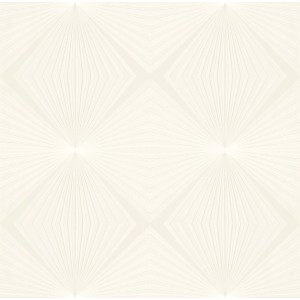 Glööckler Vliestapete Imperial Rauten in Hellbeige.