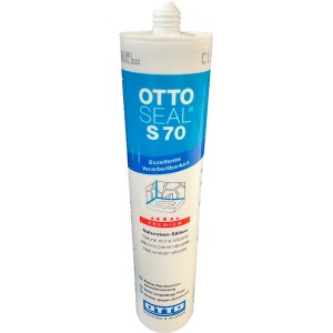 Transparente Silikon-Struktur 310ml für Granitumrandungen im Außenbereich.