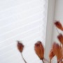 Schöner Wohnen Plissee Marla, 70x130 cm, weiß, Leinenoptik, blickdicht und lichtdurchlässig.