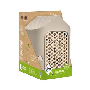 Elho Insektenhotel Cosy 18 cm Beige-Weiß