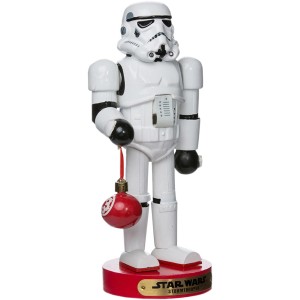 Star Wars Nussknacker Stormtrooper als Weihnachtsdeko, handbemalt und detailreich.