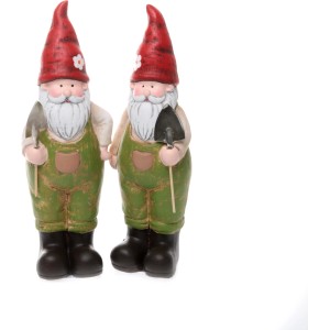 Gartenzwerg Stehend 2-fach Sortiert 19,5 cm x 6 cm x 7 cm