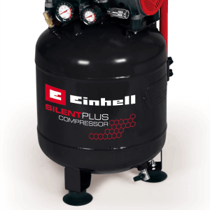 Einhell Kompressor TE-AC 135/24 Silent Plus: Leiser, stehender Kompressor mit Manometer und 24 l Tank.
