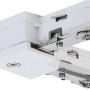 Paulmann URail L-Verbinder in Weiß für 230V Schienensysteme.