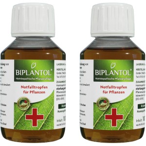 Biplantol Notfalltropfen, 2x100ml, Pflanzenstärkungsmittel zur Förderung der Pflanzenvitalität.