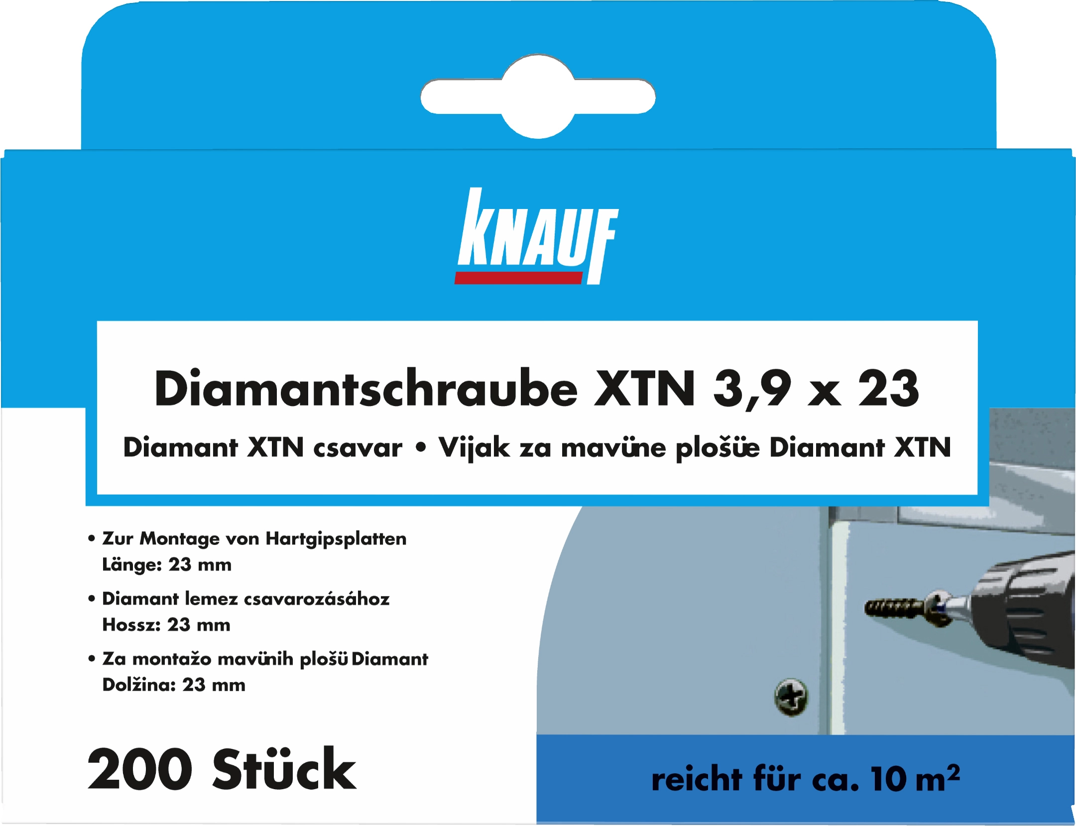 Knauf Diamantschraube XTN 3,9 mm x 23 mm 200 Stück kaufen bei OBI