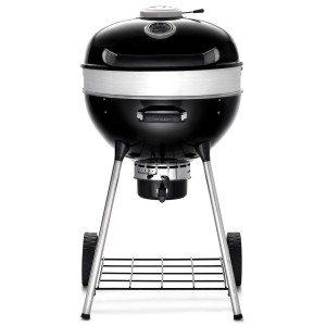 Napoleon Kugelgrill PRO Holzkohle, Ø 57cm, schwarz, mit Deckelthermometer und Lüftungssystem.