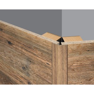 Egger Faltleiste Decowall FL001 Namur, Fichte Natur, für Wandverkleidung und Ecklösungen.