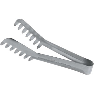 Fackelmann Servierzange Inox, 19 cm, aus Edelstahl, ein Küchenhelfer zum Servieren von Speisen.