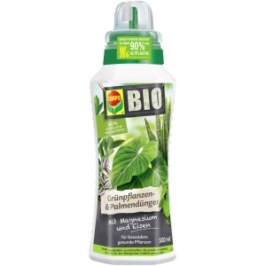 Compo BIO Grünpflanzen- und Palmendünger, 500ml Flasche für gesunde Pflanzen.