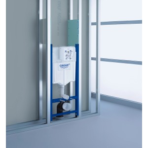 Grohe QuickFix Vorwandelement Solido für WC, 1,13m Bauhöhe, zur Trockenbaumontage.