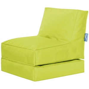 Grüner Sitting Point Sessel Twist Scuba, bequemer Sitzsack für Indoor & Outdoor.