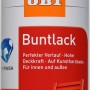 OBI Buntlack Spray Petrol seidenmatt, 400ml Dose für Innen- und Außenanwendung.