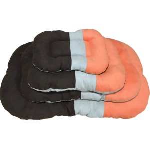 Heim Haustierkissen in Orange und Braun, Größe S, Hundekissen für Komfort und Entspannung.