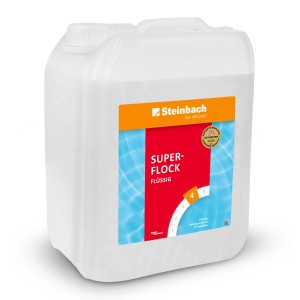 Kanister Steinbach Superflock Flüssig 5 l zur Wasserpflege und Flockung im Pool.