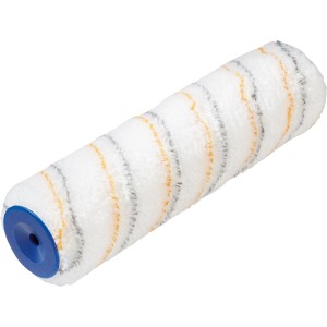 LUX Dispersionswalze 25 cm Polymix Gold-Grau-Gestreift Glatt