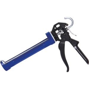 LUX Kartuschenpresse aus Metall, blau, für gleichmäßiges Auftragen von Dichtstoffen.