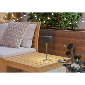 EGLO ROCCANOVA Solar LED Tischleuchte, grün, mit Touchdimmer, IP44. Ideal für Garten und Balkon.