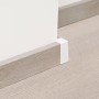 Kaindl Außenecke, 2er-Set, für Sockelleisten 50/18 in Weiß. Zubehör für Laminat & Parkett.