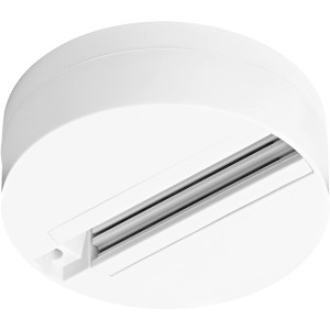 Weiße Ledvance Rundbasis (10 cm) für Schienensystem. Zubehör für flexible Lichtgestaltung.