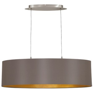 Eglo Pendelleuchte Maserlo 2-flammig Cappuccino