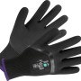 LUX Winterhandschuhe Gr. 7, gefütterte Arbeitshandschuhe für Kälteschutz mit Anti-Rutsch-Beschichtung.