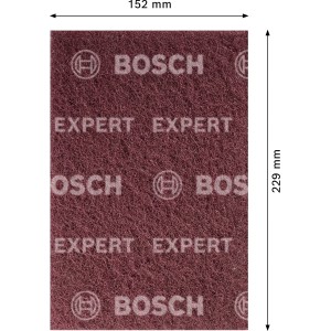 Bosch Expert Vliesschleifblatt N880 Medium, 152x229mm, für Schwingschleifer.
