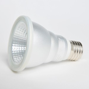 Venso E27 LED-Pflanzenlampe Cultura 7W, silberfarbene Pflanzenleuchte für Anzucht und Wachstum.