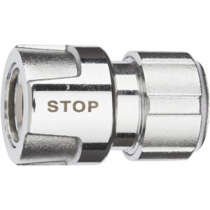 Geka plus-Schlauchstück Stecksystem 13 mm (1/2") mit Wasserstopp