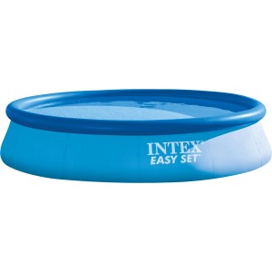 Blauer Intex Easy Set Quick-Up Pool, rund, Ø366x76 cm.