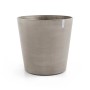 Ecopots Amsterdam Pflanztopf Taupe, Ø 100 cm, mit Rollen. Ideal für große Pflanzen im Innen- und Außenbereich.