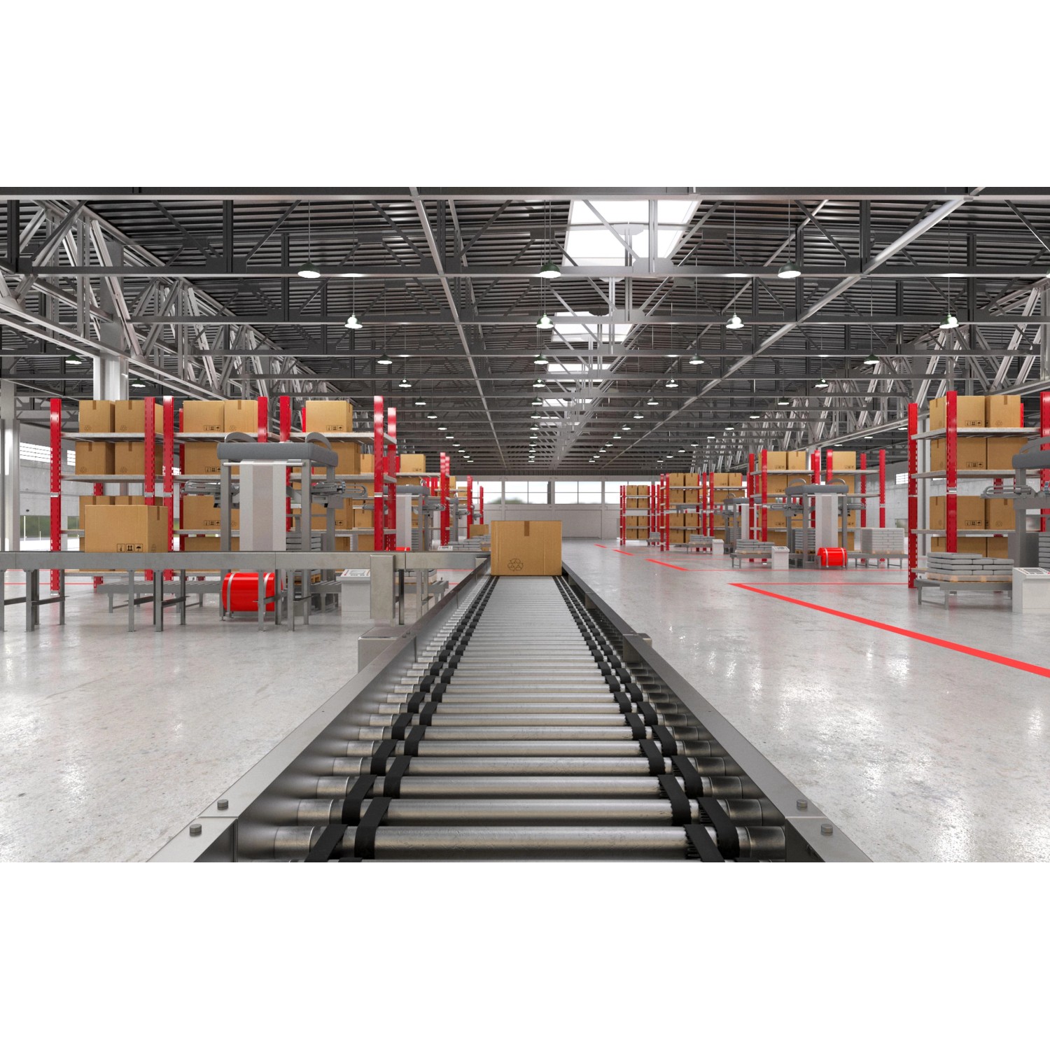 fischer Bolzenanker FAZ II Plus 8/10 gvz im Lager auf Förderband.