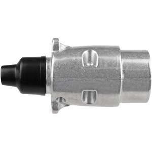 LAS 7-poliger Metall-Stecker für PKW-Anhänger, silberfarben, zur Stromversorgung.