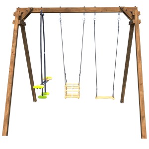 Soulet Holzschaukel Pierre 240 cm x 207 cm x 224 cm