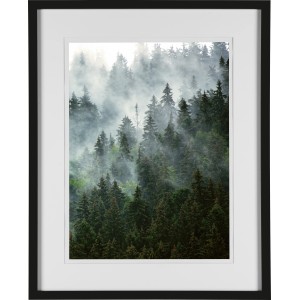 MDF-Bilderrahmen Breit Schwarz 40 cm x 50 cm