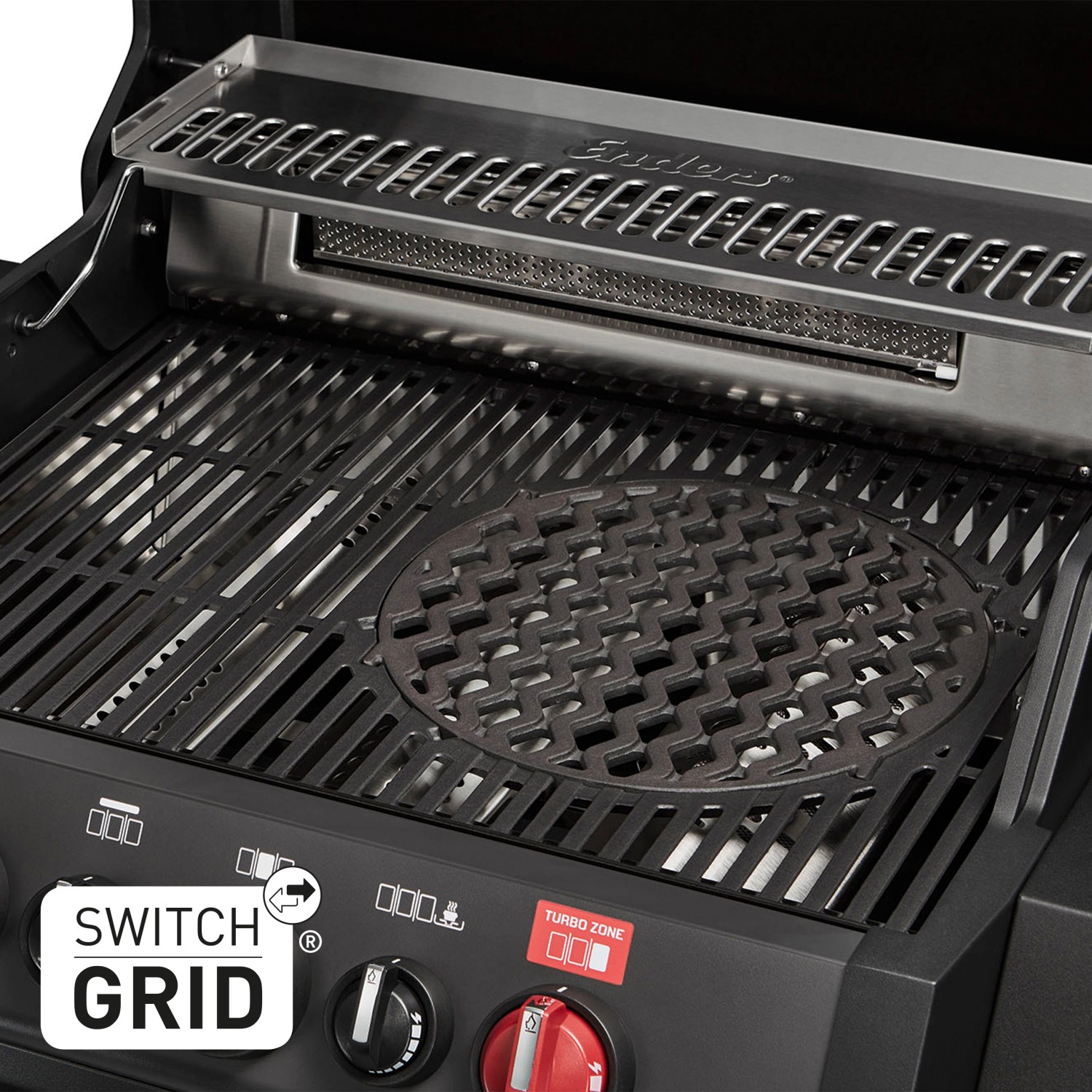 Enders Monroe Pro 3 SIK Turbo Gasgrill mit Switch Grid Gussrost und Turbo Zone.