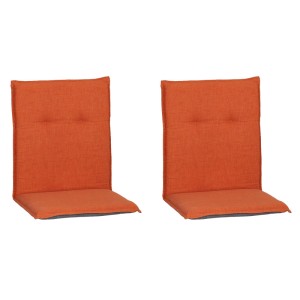 2er Set Beo Niedriglehner Sitzkissen MM12 im klassischen Design, Farbe Terra.