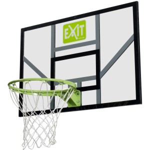 EXIT Galaxy Basketballbrett mit Ring und Netz - grün/schwarz