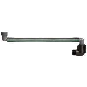Rain Bird flexibler Verbinder mit 1/2 und 3/4 Zoll Außengewinde für Bewässerungssysteme.