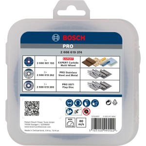 Bosch Trenn- und Fächerschleifscheiben-Set X-Lock 125 mm CMW