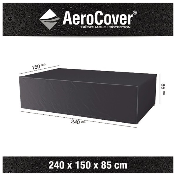 AeroCover Schutzhülle Für Sitzgruppen - Atmungsaktiv, 200x150xH100 Cm - Schutz Vor Regen & Schmutz