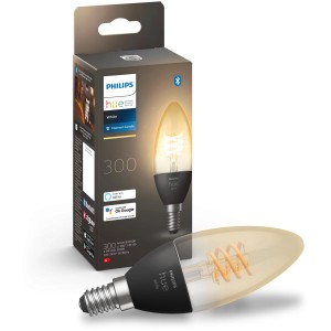 Philips Hue Filament Kerze E14, 300 lm, warmweißes Licht, Einzelpackung.