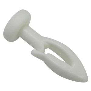 Gardinia Gleiter mit Stechhaken, weiß, für Gardinenschienen. 30er Pack.