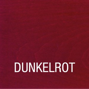 Holzbeize Dunkelrot von Bondex: Farbmuster für Holz im Innenbereich.