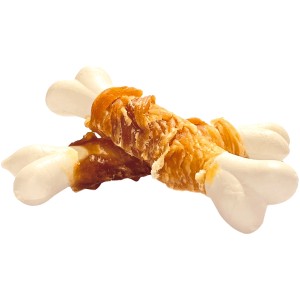 8in1 Hunde-Natursnacks: Hähnchen-Kalziumknochen für Hunde, 85g.