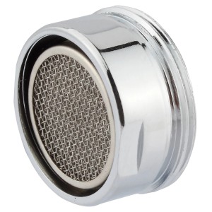 Kirchhoff Mischdüse M24AG Chrom für Armaturen, Nahaufnahme.