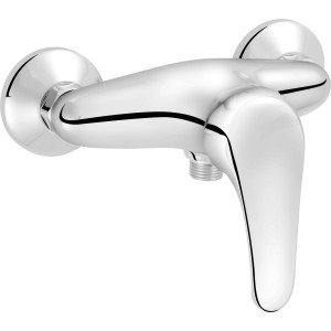 baliv Duscharmatur DU-5090 Chrom, Einhebelmischer für Dusche mit glänzender Oberfläche.