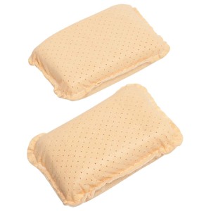 Universal-Schwamm-Set, 2 Stück, für die Autopflege. Reinigungsschwämme mit Synthetikleder-Bezug.