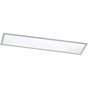 Rechteckige Trio LED-Deckenleuchte Phoenix, Nickel matt, 120x30 cm. Modernes LED-Panel für Innenräume.