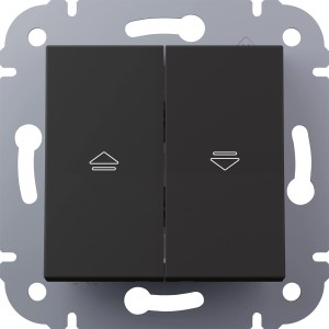 Elektromaterial Jalousie-Schalter Vilma Schwarz